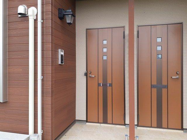 菊川市柳アパート エントランス