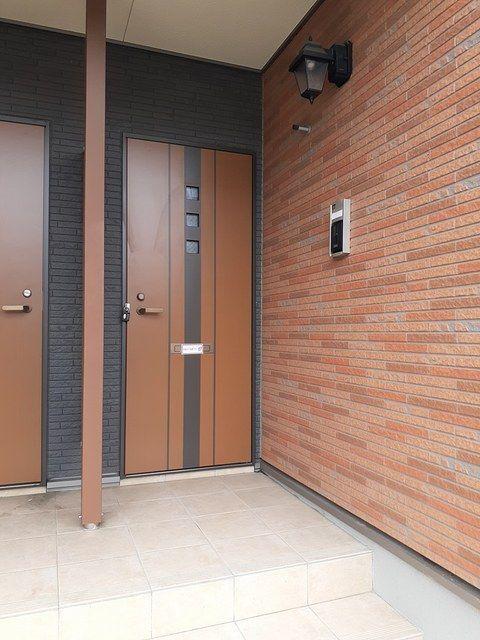 掛川市緑ケ丘アパート エントランス