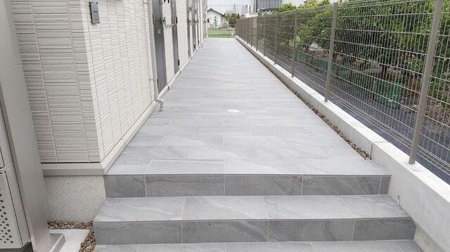 島田市中河アパート エントランス