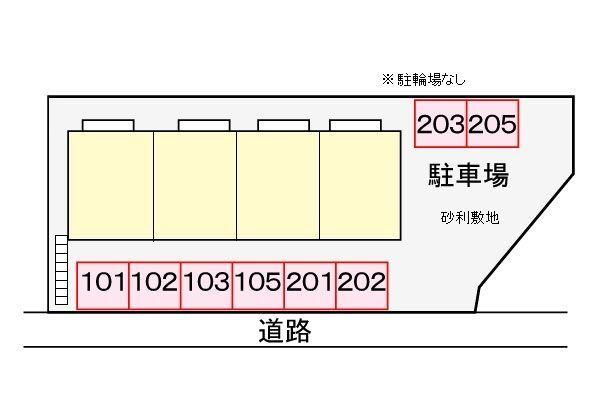 島田市金谷代官町アパート 駐車場