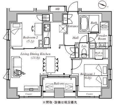  間取り図写真