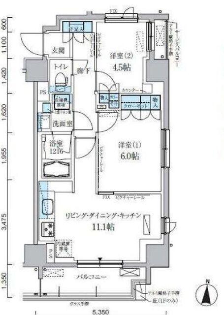  間取り図写真