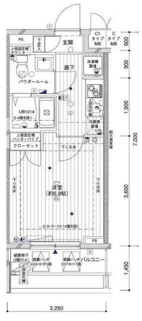  間取り図写真