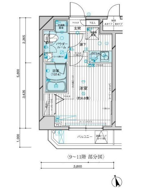  間取り図写真