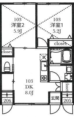  間取り図写真