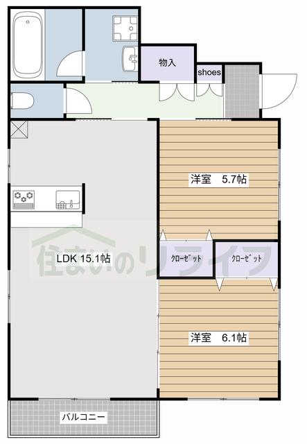  間取り図写真