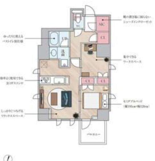  間取り図写真