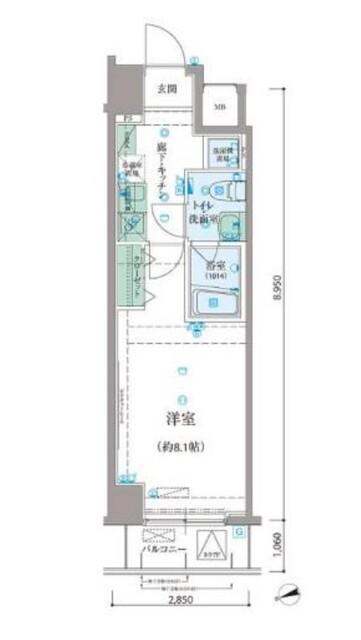リヴシティ早稲田 201