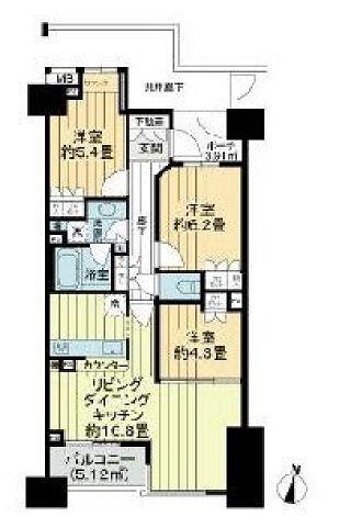 パークハウス新宿若松町 / 804