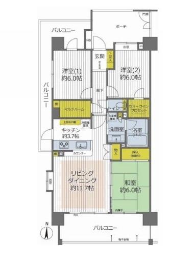  間取り図写真