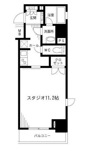 レジディア九段下の間取り