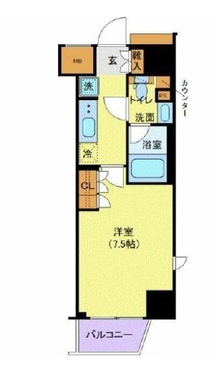 ジェノヴィア新宿早稲田グリーンベール 1