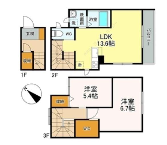  間取り図写真