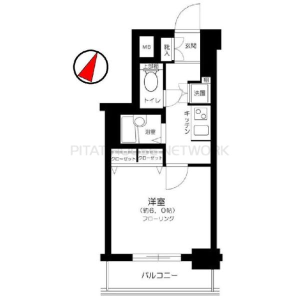 プレールドゥーク文京本駒込の間取り