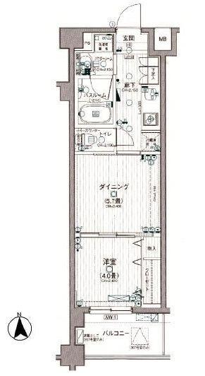 日神デュオステージ田端の間取り