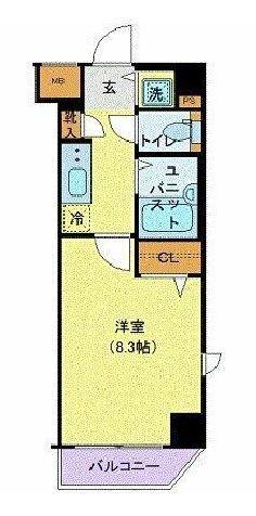 アヴァンツァーレ巣鴨の間取り