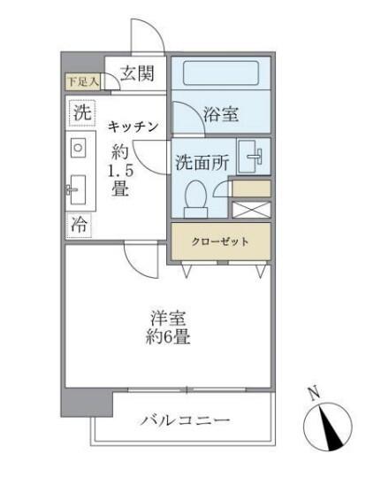 エコロジー白山レジデンスの間取り