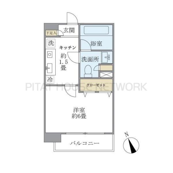 エコロジー白山レジデンスの間取り