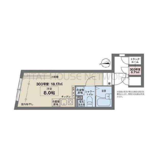 COCOFLAT田端の間取り