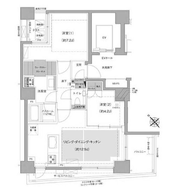 エルスタンザ文京白山の間取り