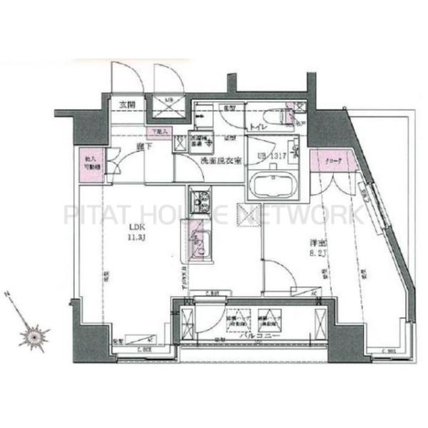 ユニーブル田端新町の間取り