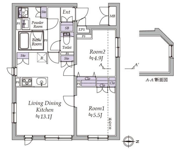  間取り図写真
