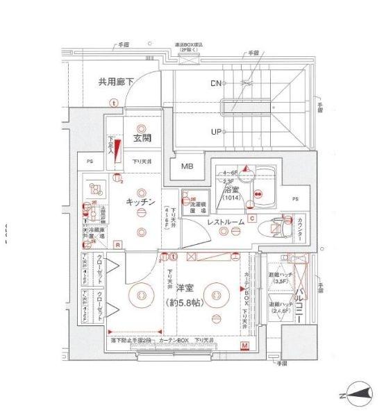  間取り図写真