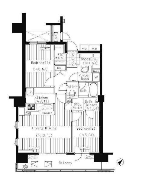 PRIMEURBAN東中野COURT　旧