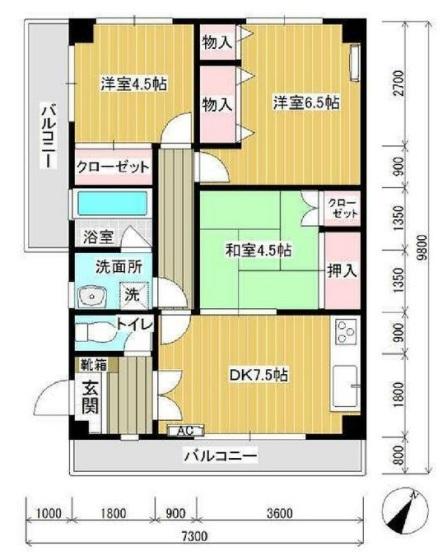  間取り図写真