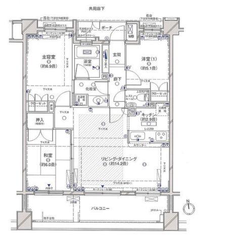  間取り図写真