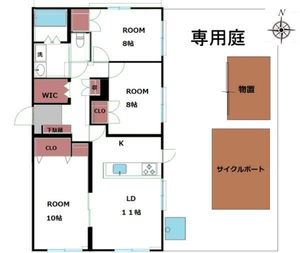  間取り図写真