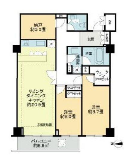  間取り図写真