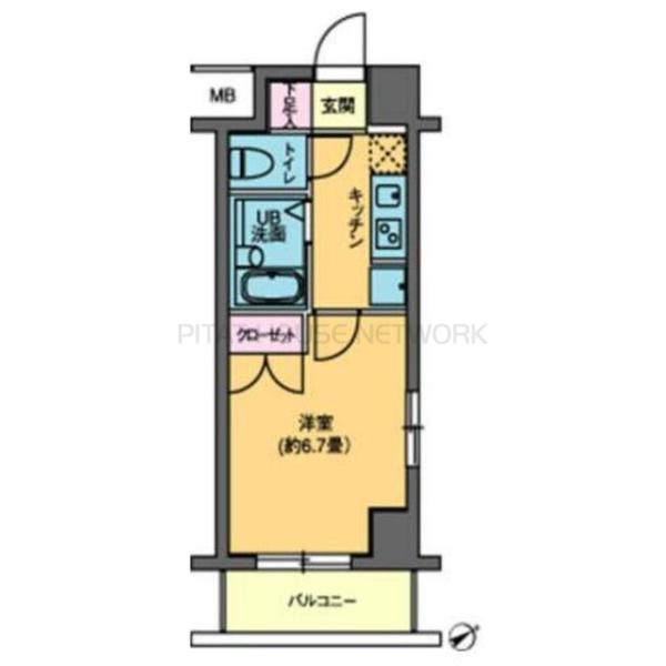 カスタリア要町の間取り