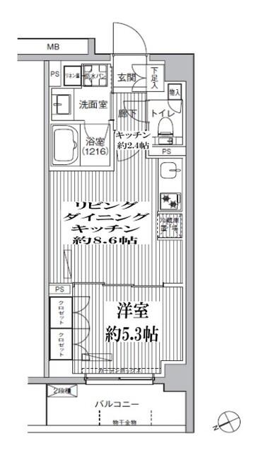 メゾンカルム市谷仲之町