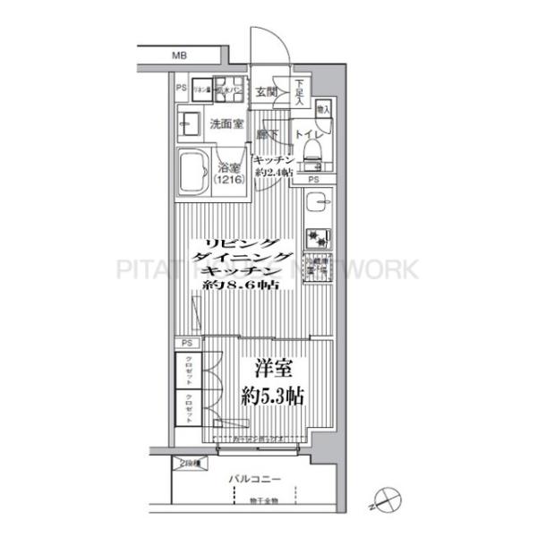 メゾンカルム市谷仲之町