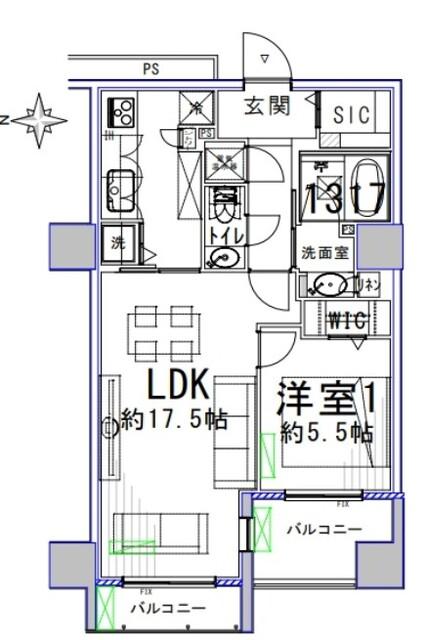  間取り図写真