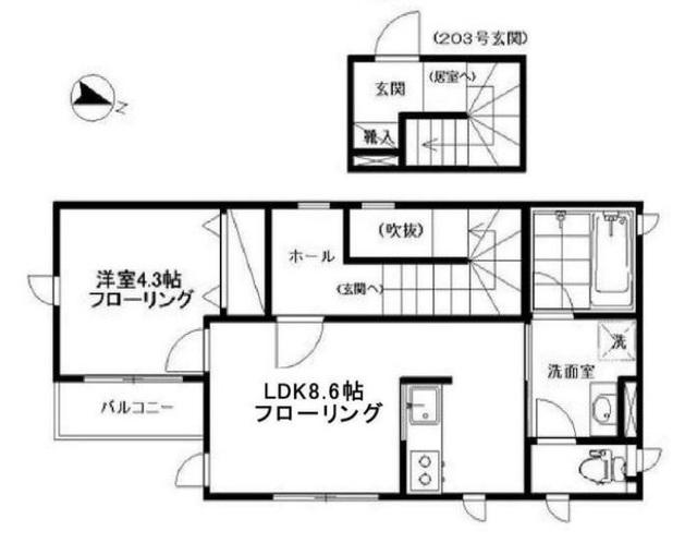  間取り図写真