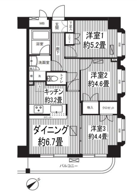  間取り図写真