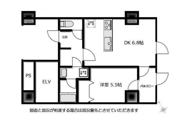  間取り図写真