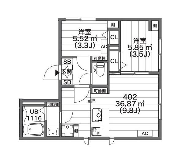  間取り図写真
