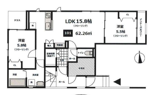  間取り図写真