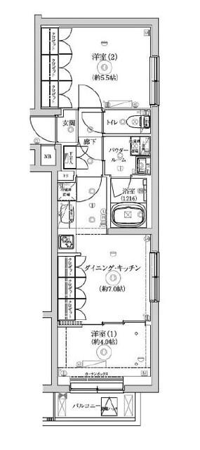  間取り図写真