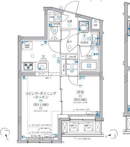  間取り図写真
