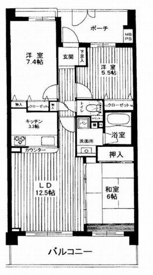  間取り図写真
