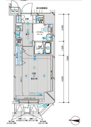  間取り図写真
