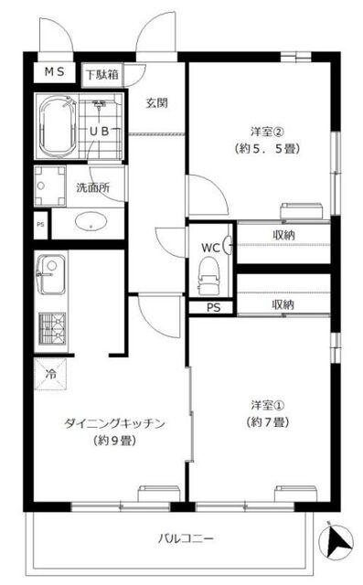  間取り図写真