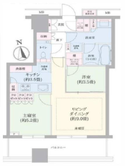  間取り図写真