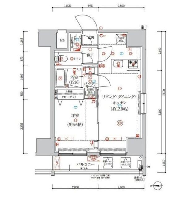  間取り図写真