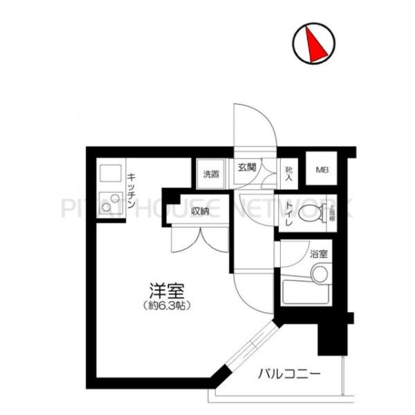 パレステュディオ大塚の間取り
