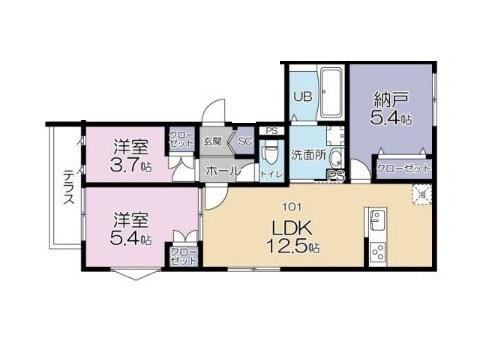  間取り図写真